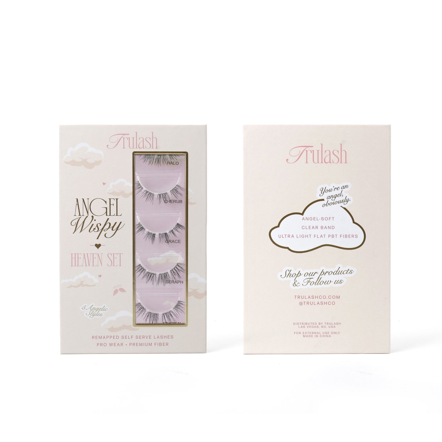 Angel Wispy Cluster Lash Set | 5 Angelic Styles